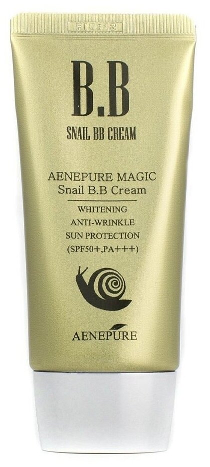 Ekel BB Cream Aenepure Snail SPF 50 PA BB крем с улиточным муцином 50 мл