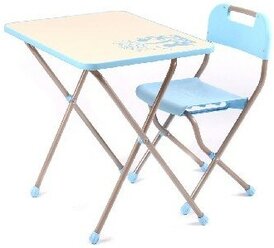 Комплект детской мебели NIKA КПР/1 от 3 до 7 лет, голубой с бежевым