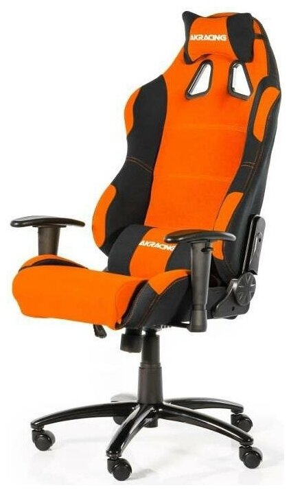 Кресло AKRacing PRIME black/orange (AK-K7018-BO) - фотография № 11