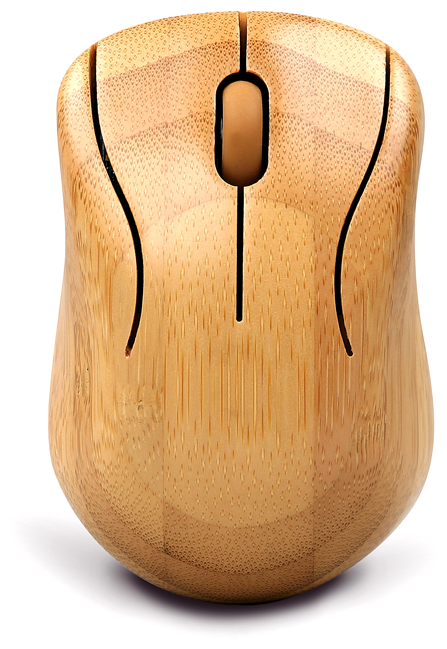 Комплект клавиатура с мышкой BambooWood беспроводной в бамбуковом корпусе