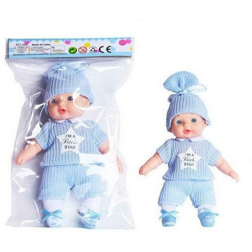 Пупс Abtoys Baby Ardana мягконабивной голубой 23 см WJ-B5071голубой 1298₽