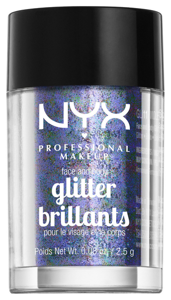 NYX professional makeup Глиттер для лица и тела Glitter Brillants, 2.5 г