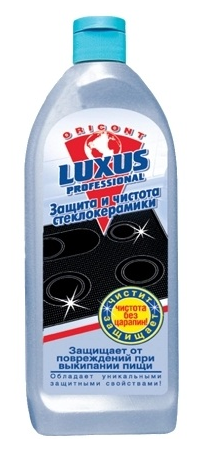 Чистящее средство Защита и чистота стеклокерамики Luxus Professional, 500 мл - фотография № 1