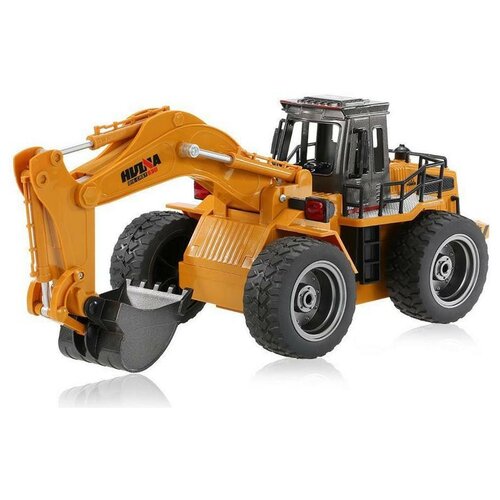 радиоуправляемый миксер hui na toys 2 4g 6ch 1 18 rtr Радиоуправляемый экскаватор HUI NA TOYS 2.4G 6CH 1/18 RTR