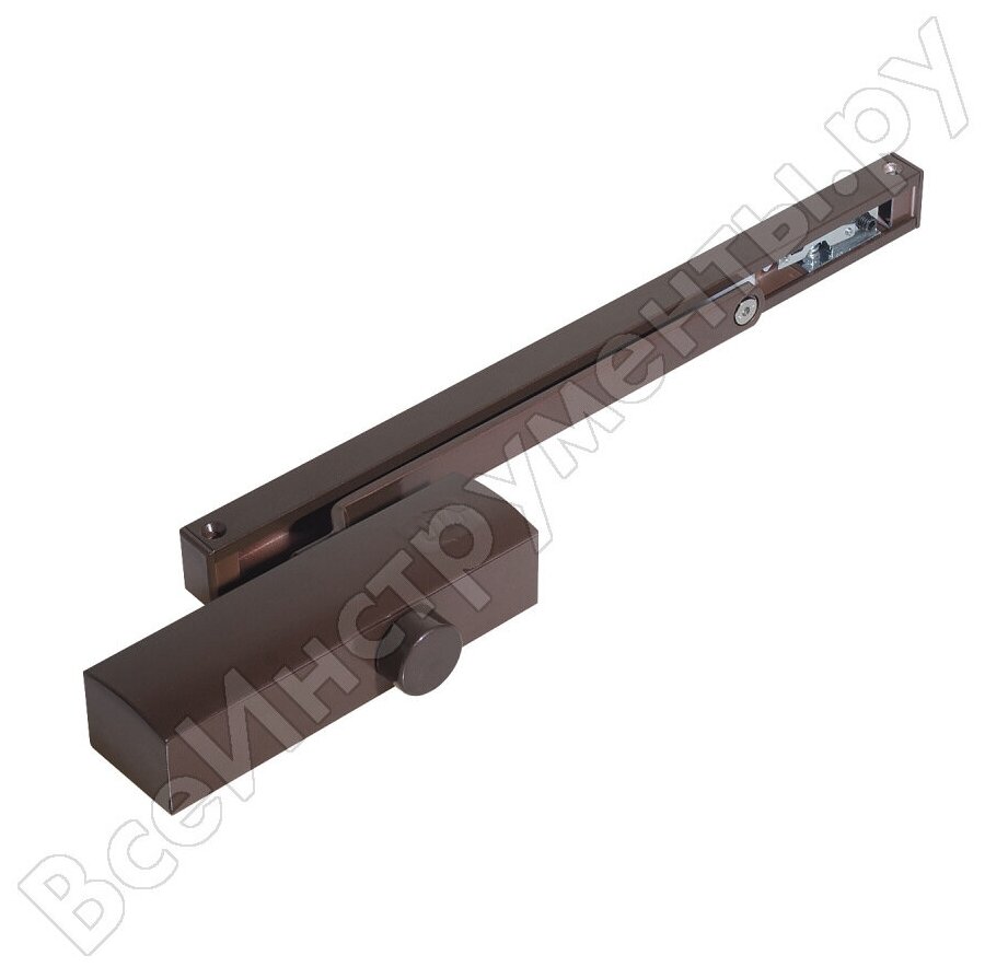 DOORLOCK Доводчик DL100S size 3 со скользящей тягой коричневый с функцией Hold Open 75515