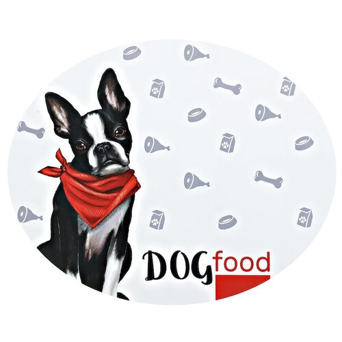 Коврик под миску Dog Food 35х28 см