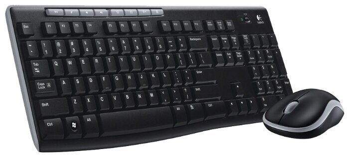 Клавиатура + мышь Logitech Wireless Combo MK270 Black