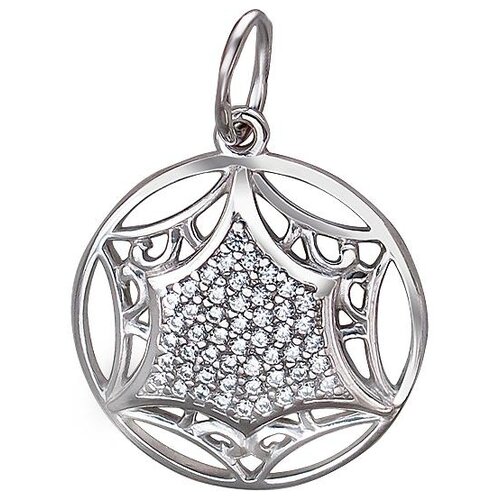 фото Эстет подвеска с 49 фианитами из серебра с3п150859