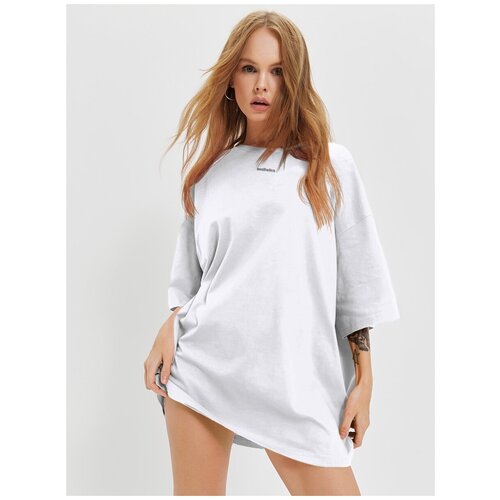 Футболка oversize с надписью 