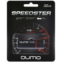 Флешка 32GB QUMO USB 3.0 Speedster Black, цвет корпуса черный (QM32GUD3-SP-black)