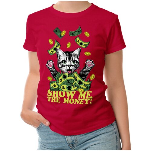 фото Футболка roly, размер l, красный