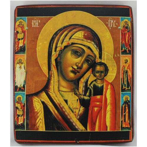 Православная Икона Божией Матери Казанская, деревянная иконная доска, левкас, ручная работа, Art.1134М