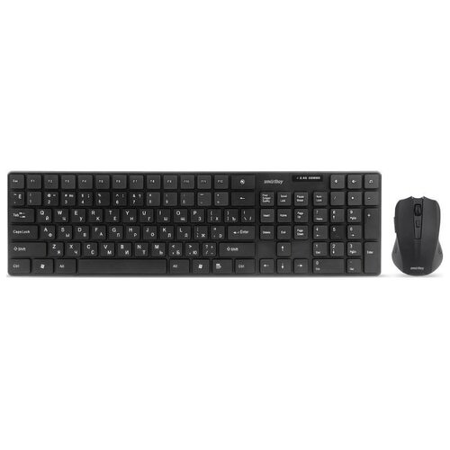 Клавиатура+мышь беспроводная Smartbuy SBC-229352AG-K One черный