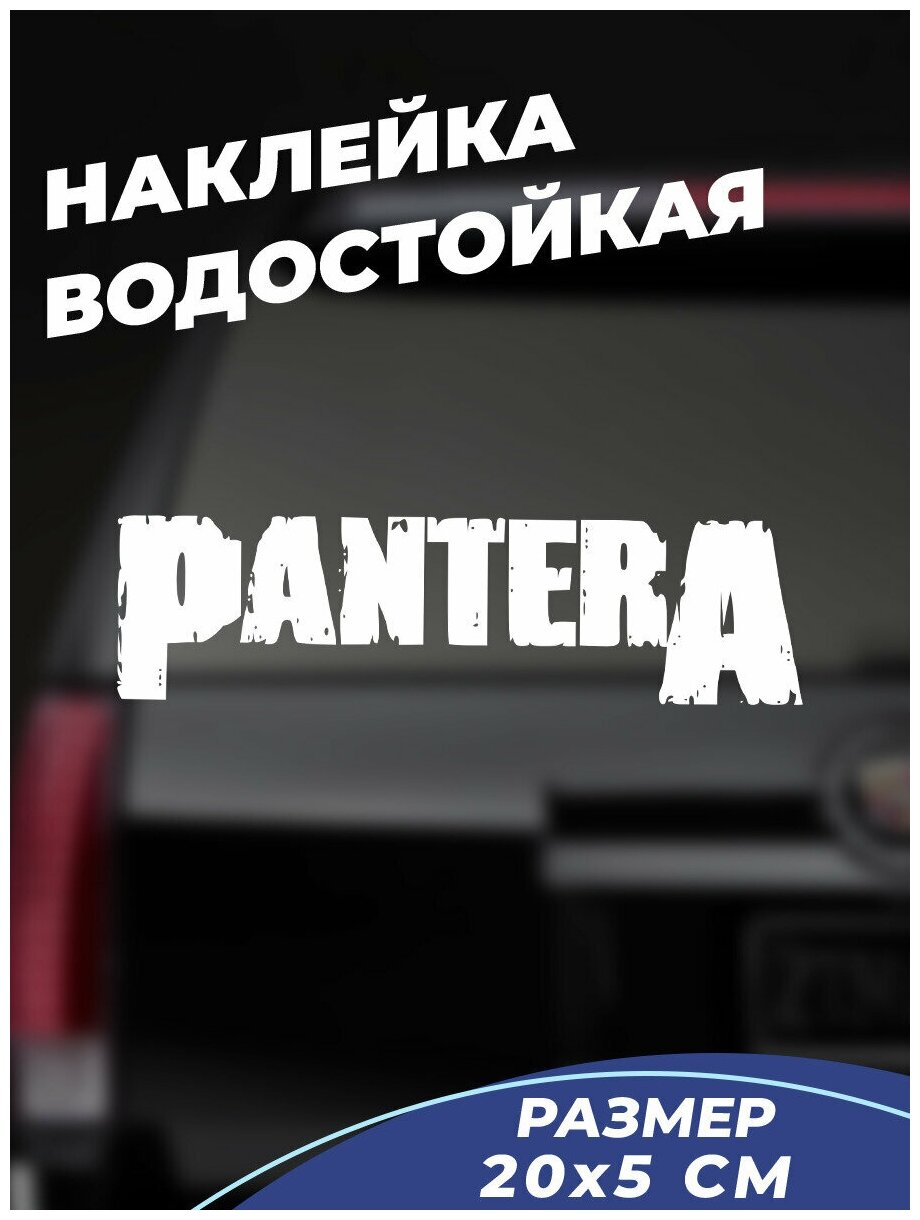 Наклейка на авто 20x5 Pantera