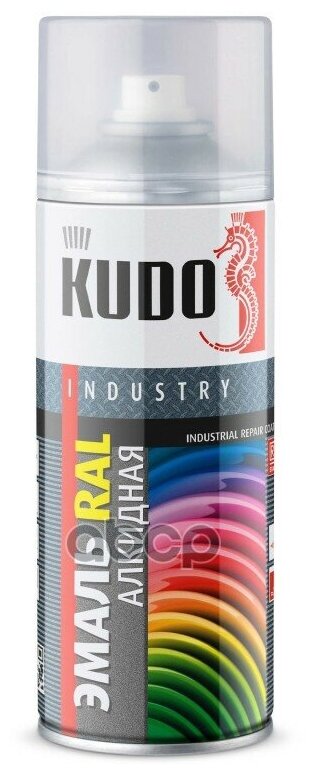 Эмаль Универсальная "Реактивный Черный" 520мл Kudo Ku-09005 Kudo арт. KU09005