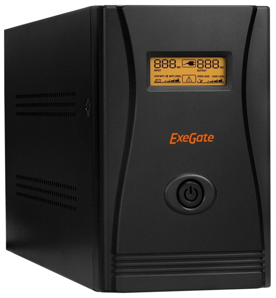 ИБП ExeGate SpecialPro Smart LLB-2000.LCD.AVR.6C13.RJ.USB <2000VA/1200W, LCD, AVR, 6*C13,RJ45/11,USB, металлический корпус, Black>