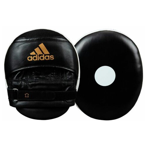 AdiBAC0112 Лапы Ultimate Classic Air Mitts Vacuum Pad черно-бело-золотые - Adidas