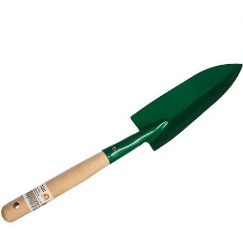 Совок посадочный узкий росток с деревянной ручкой 160мм совок посадочный узкий с деревянной ручкой green belt 30см