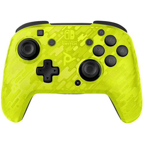 Геймпад pdp Faceoff Wireless Deluxe Controller, желтый камуфляж