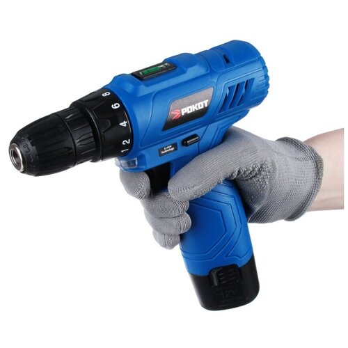 Рокот Дрель-шуруповерт аккум ДША-12в 0-720 обмин 13 Li-on 1 18 нм промо 1562₽