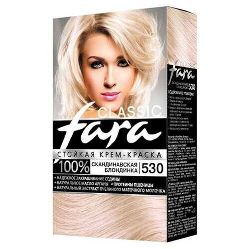 Fara Classic Краска для волос 530 скандинавская блондинка-4 шт.