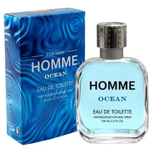 туалетная вода ocean blast мужская 100 мл Туалетная вода мужская Homme Ocean, 100 мл