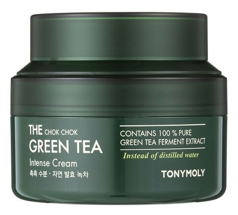 TONY MOLY The Chok Chok Green Tea Intense Cream Интенсивный крем для лица с экстрактом зеленого чая, 60 мл