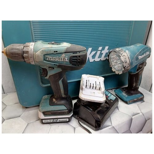 Аккумуляторная дрель-шуруповерт Makita DF347DWE 15Ач 1558400₽