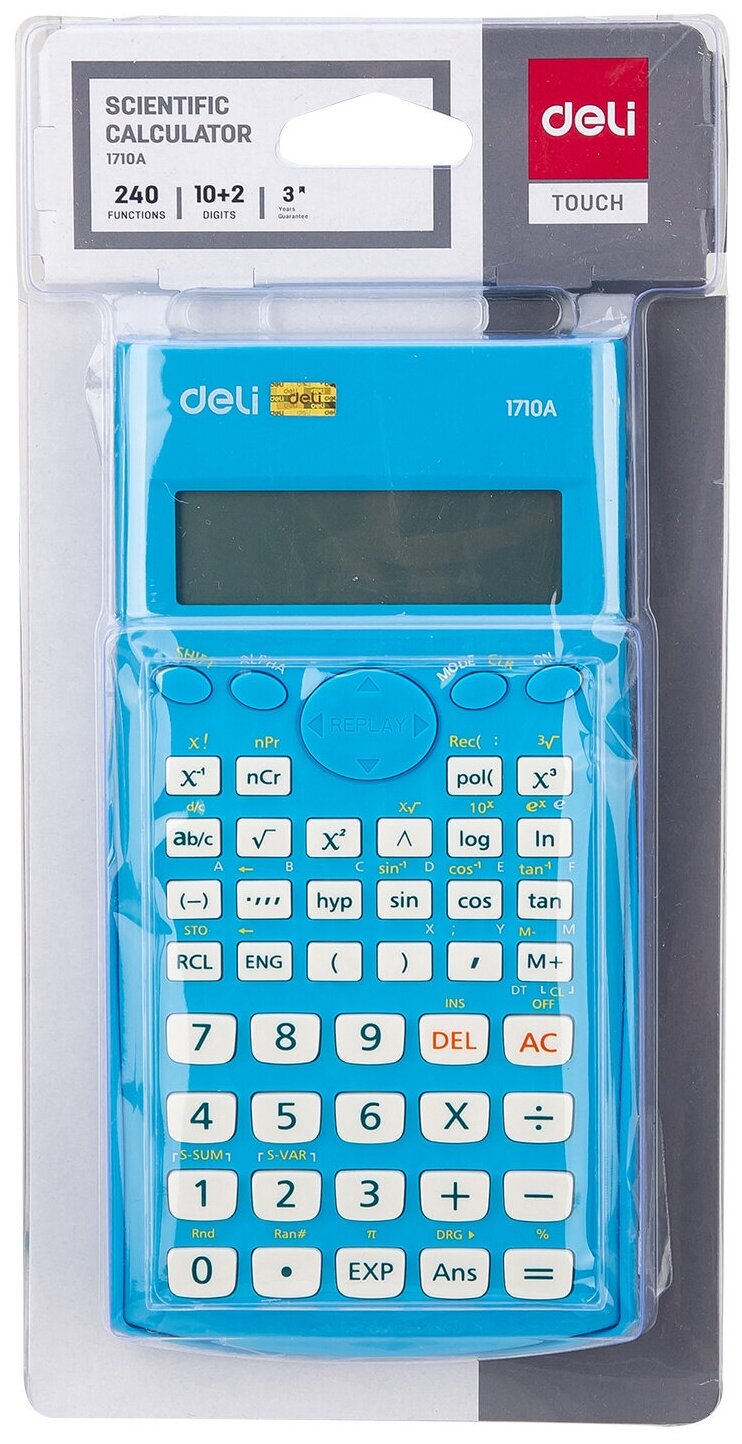Настольный калькулятор Deli E1710A