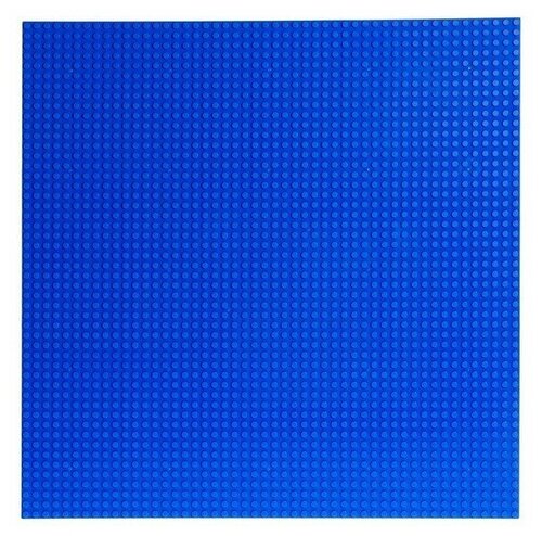 Пластина-основание для конструктора, 40 40 см, цвет синий