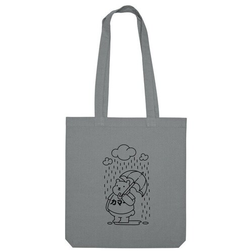 фото Сумка шоппер us basic, серый