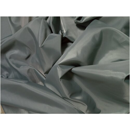 Подкладочная ткань для шитья Таффета 190Т, цвет Серый Темный. Длина отреза 5 метров. Ширина 150см. Для шитья и рукоделия.