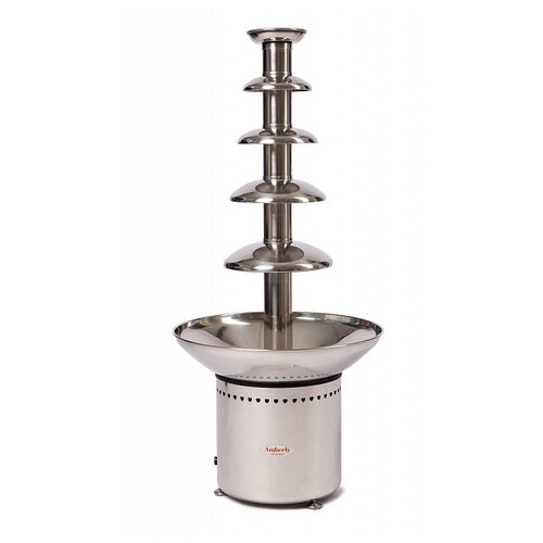 Шоколадный фонтан профессиональный Amberly Gourmet ANT-8086, 80 см, 5 ярусов