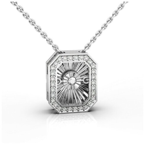 Подвеска с бриллиантом Костромской Алмазный Дом 03-12-5629-31-00-1