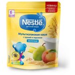 Каша Nestlé молочная мультизлаковая с грушей и персиком, с 6 месяцев, 220 г, дойпак - изображение