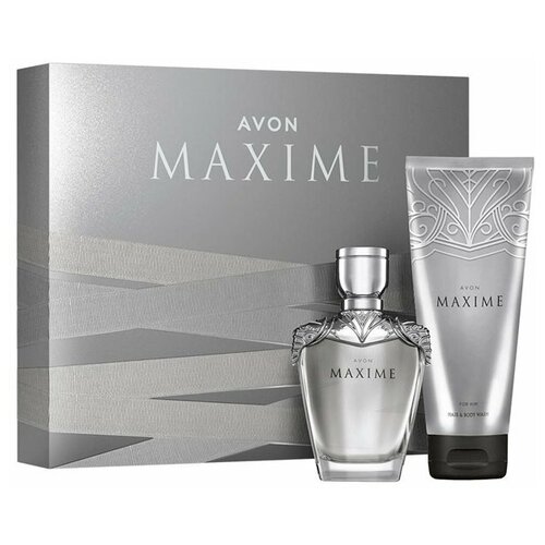 AVON Парфюмерный набор мужской Maxime ( Туалетная вода Maxime 75 мл + шампунь-гель для душа 200 мл)