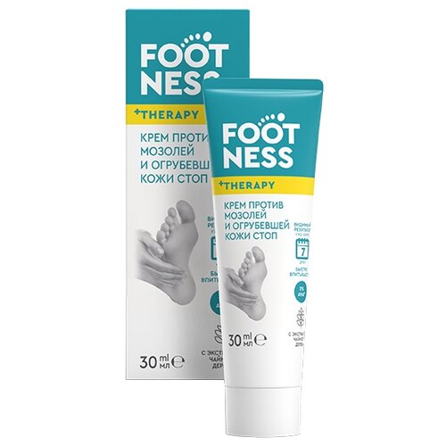 Footness Крем против мозолей и огрубевшей кожи стоп, 30 мл, 50 г