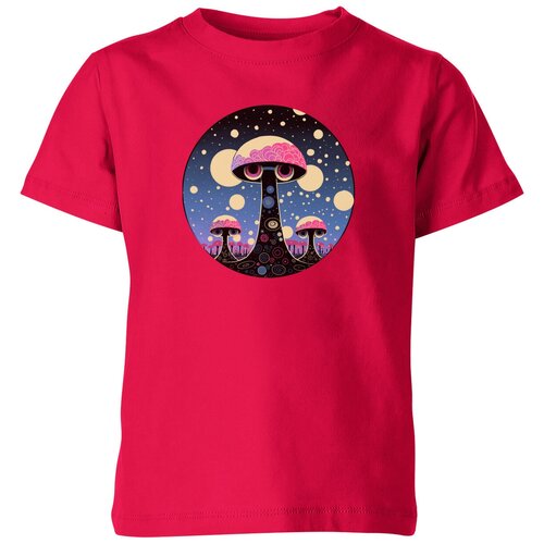 Футболка Us Basic, размер 4, розовый мужская футболка грибы с глазами космические странники l черный
