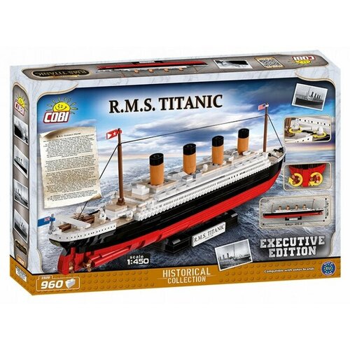 Конструктор COBI 1928 Пароход TITANIC 1:450 конструктор cobi r m s titanic 1929 722 дет