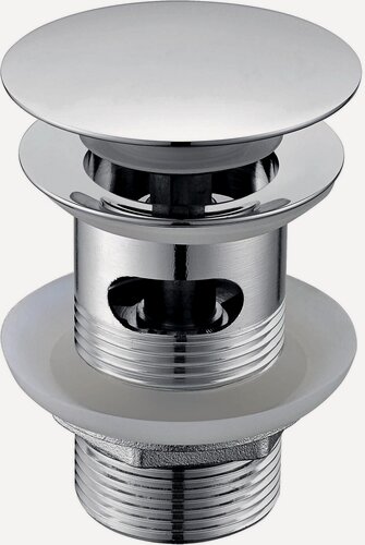 Изображение товара Донный клапан для раковины с переливом WasserKRAFT A024 латунь, хром