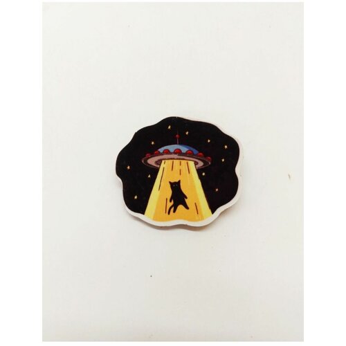 Значок, черный, желтый