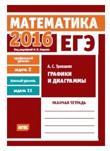 ЕГЭ 2016. Математика. Графики и диаграммы. Задача 2 (профильный уровень). Задача 11 (базовый уровень). Рабочая тетрадь - фото №1