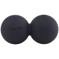 Мяч для МФР STARFIT RB-106 6 см, силикагель, двойной, черный