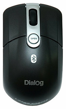 Беспроводная компактная мышь Dialog MBLK-10SB Black-Silver Bluetooth