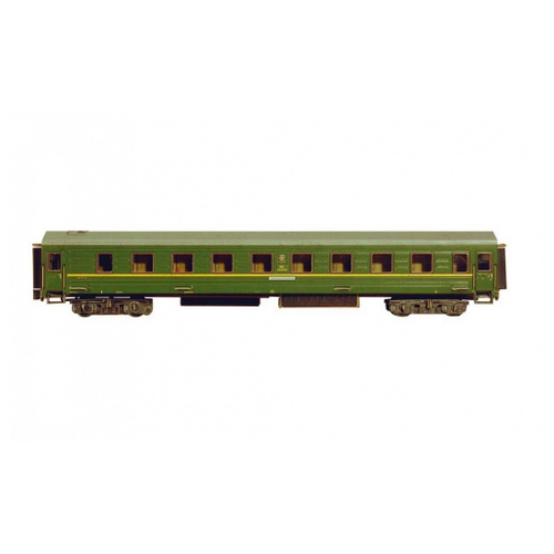 Спальный вагон (эпоха IV). Модель из картона 1/87 У295-2