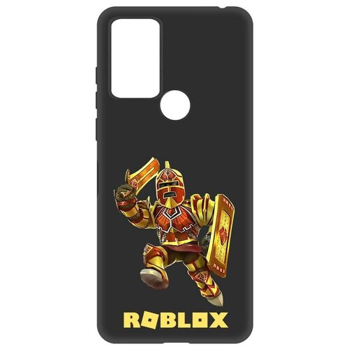 Чехол-накладка Krutoff Soft Case Roblox-Рэдклифф для TCL 305 черный чехол накладка krutoff soft case roblox рэдклифф для tcl 305 черный