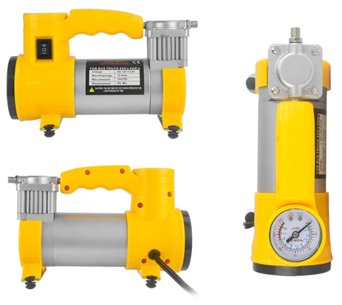 Автомобильный надувной насос 150 Psi Dc 12 вольт/ Электрический надувной насос/ Портативный автомобильный воздушный насос/ Воздушный компрессор
