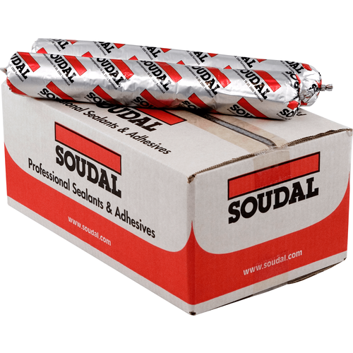 Клей-герметик Soudal Soudaflex 40 FC 600 мл. белый 12 шт. клей герметик soudal soudaflex 40 fc 300 мл черный