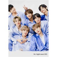 Календарь настенный "BTS" K-Pop 14 Листов 2023 (A3)