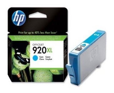 Картридж HP CD972AE № 920XL cyan для HP OfficeJet 6000, 6500, 7000 (ресурс 700 страниц)